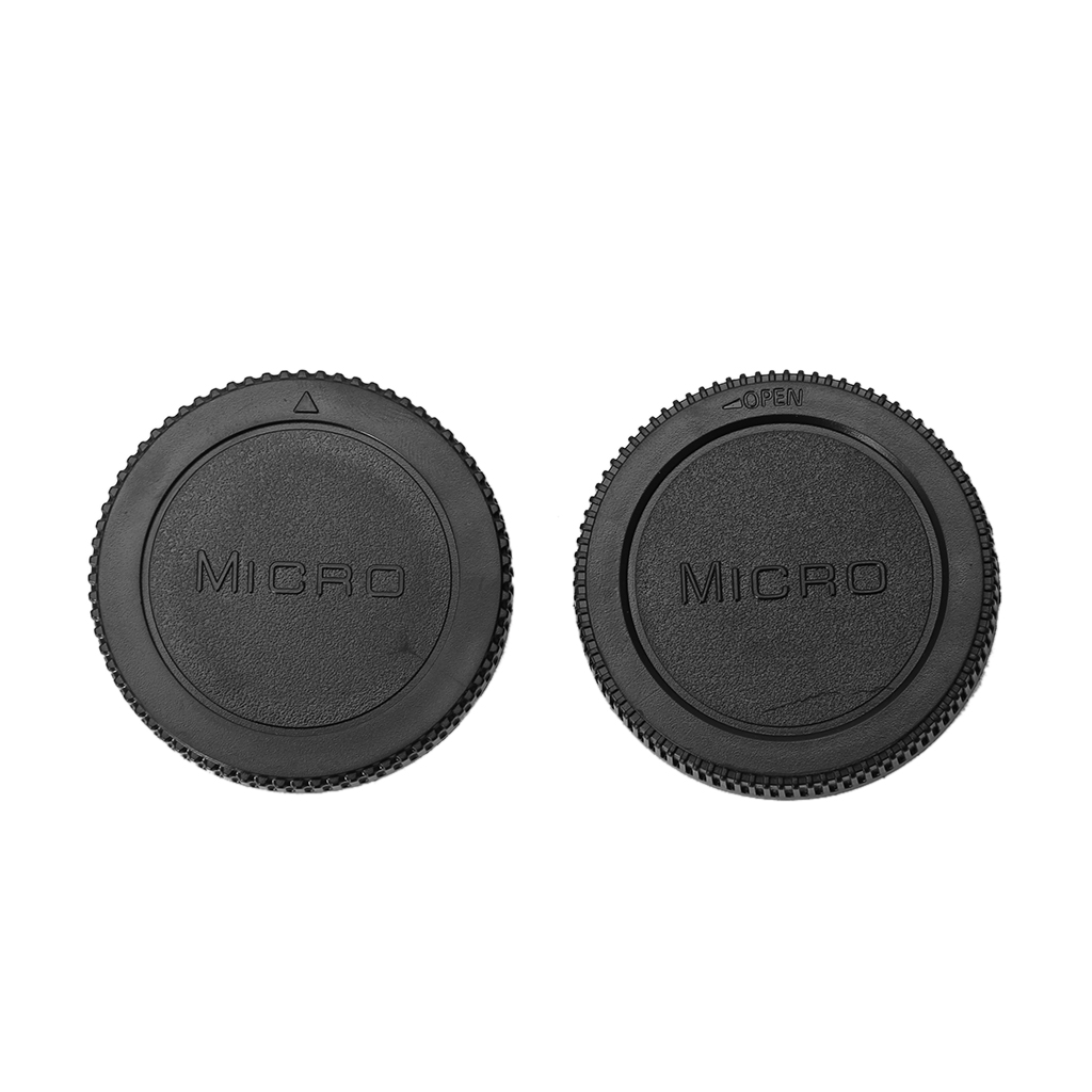 Nắp máy ảnh trước & Nắp thay thế ống kính phía sau cho Olympus cho Panasonic Micro 4/3 mount Thân máy & ống kính EF thay thế