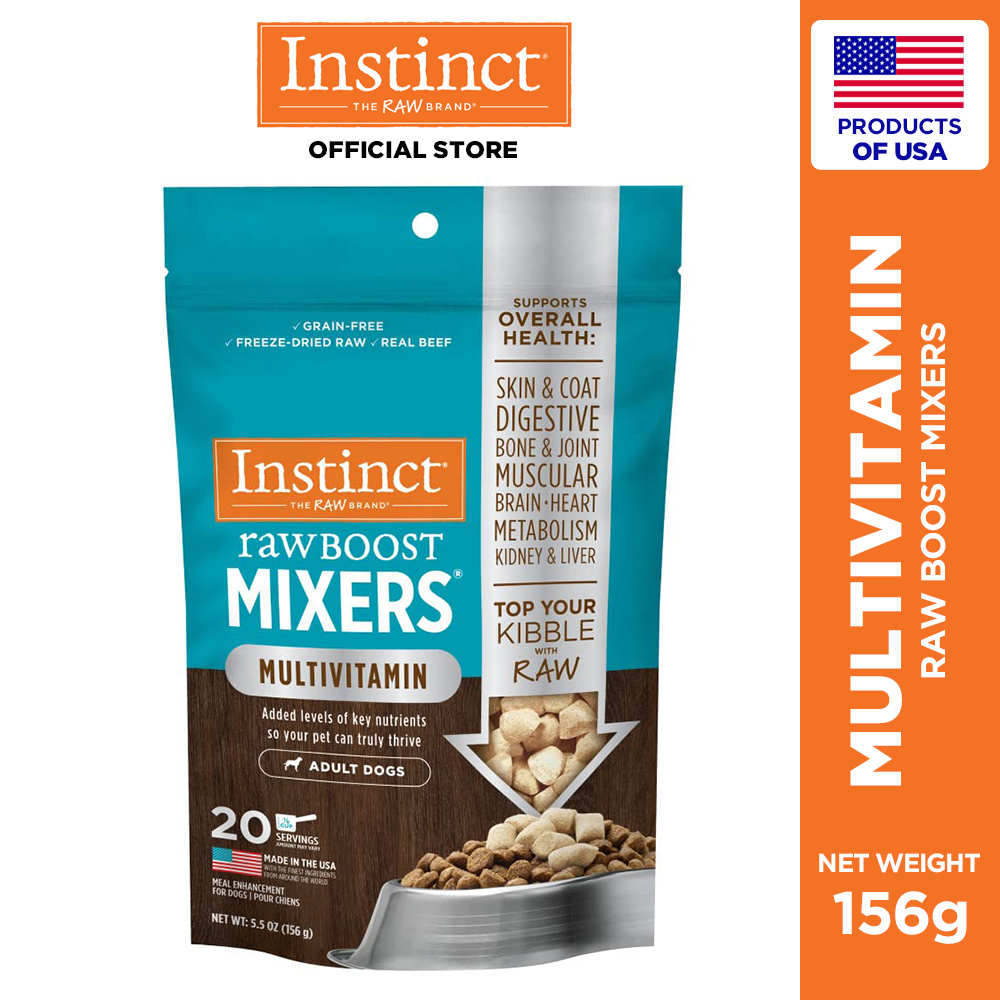 Instinct Raw Boost Mixers Multivitamin Freeze Dried Raw Dog Food