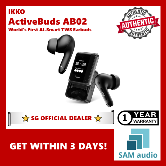 🎶SG] IKKO ACTIVEBUDS AB02 (ACTIVE BUDS) AI-Smart True Wireless