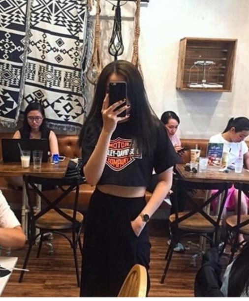 Áo croptop MOTOR HARLEY