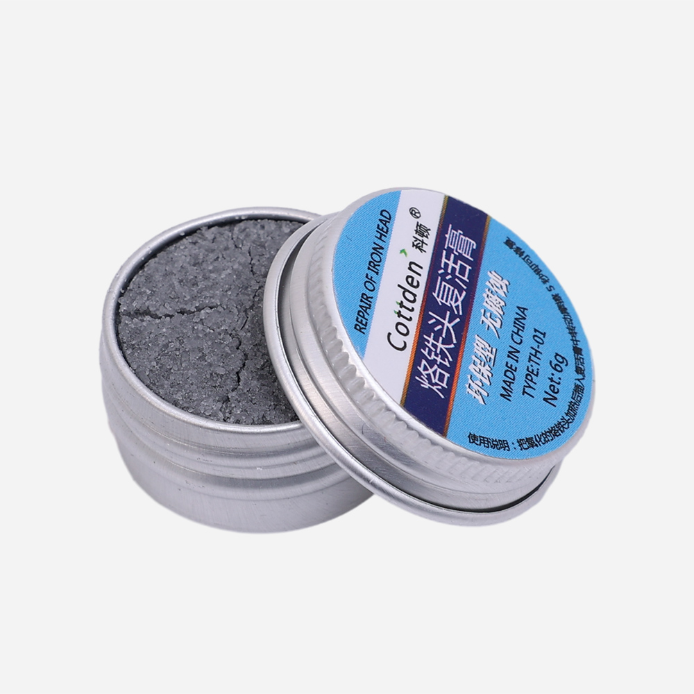 Electrical Soldering Iron Tip Refresher Solder Cream Clean Paste for Oxide Solder Iron Tip Head Resurrection Oxidative Cleaning