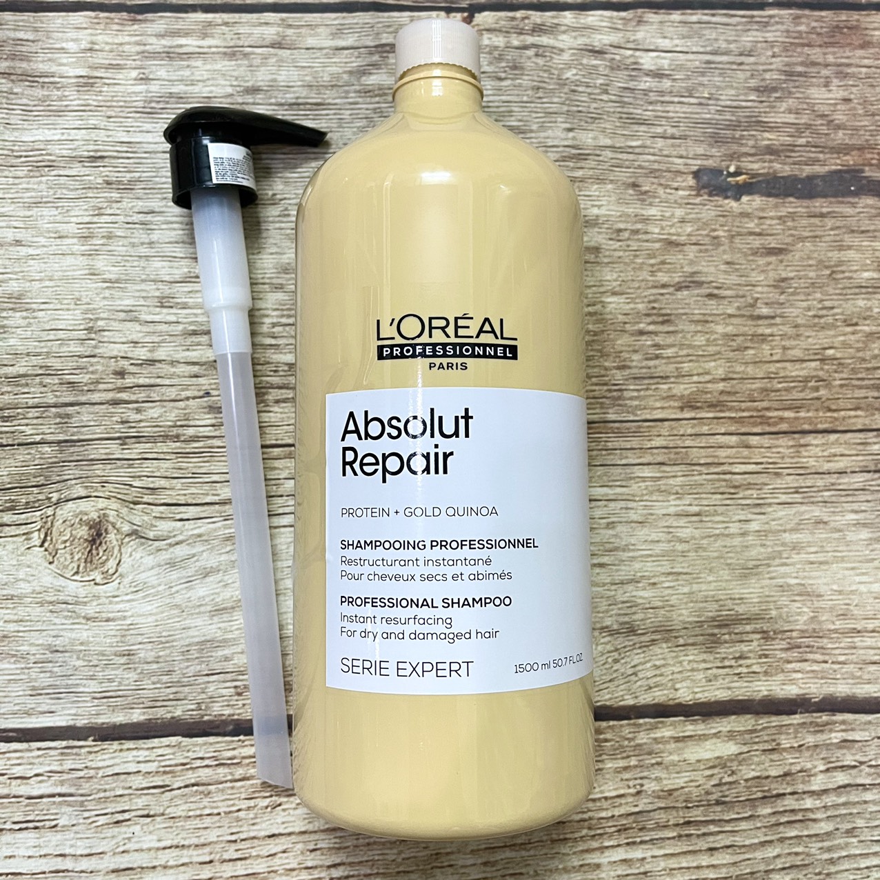 Dầu gội Loreal phục hồi tóc hư tổn 1500ml