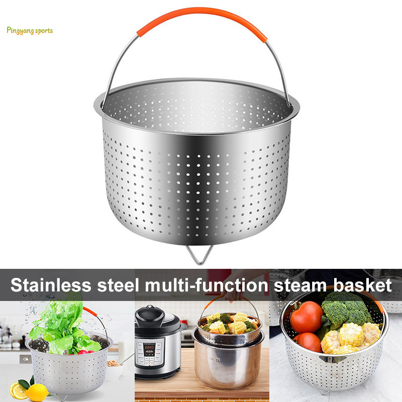 Ti-M Steamer Basket Stainless Steel Vegetable Drain Basket Pressure Cooker AccessoriesPressure Cooker AccessoriesSteamer BasketStainless Steel,Vegetable Drain Basket