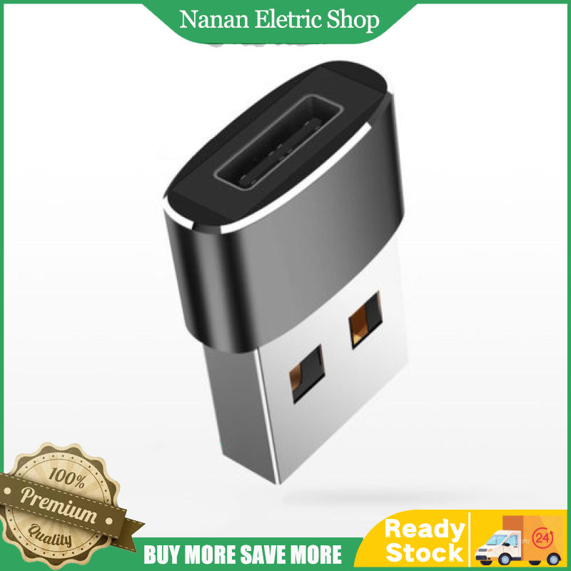 USB-C Male Type C to USB Adapter 2.0 A Female Data Converter Connector Adapter