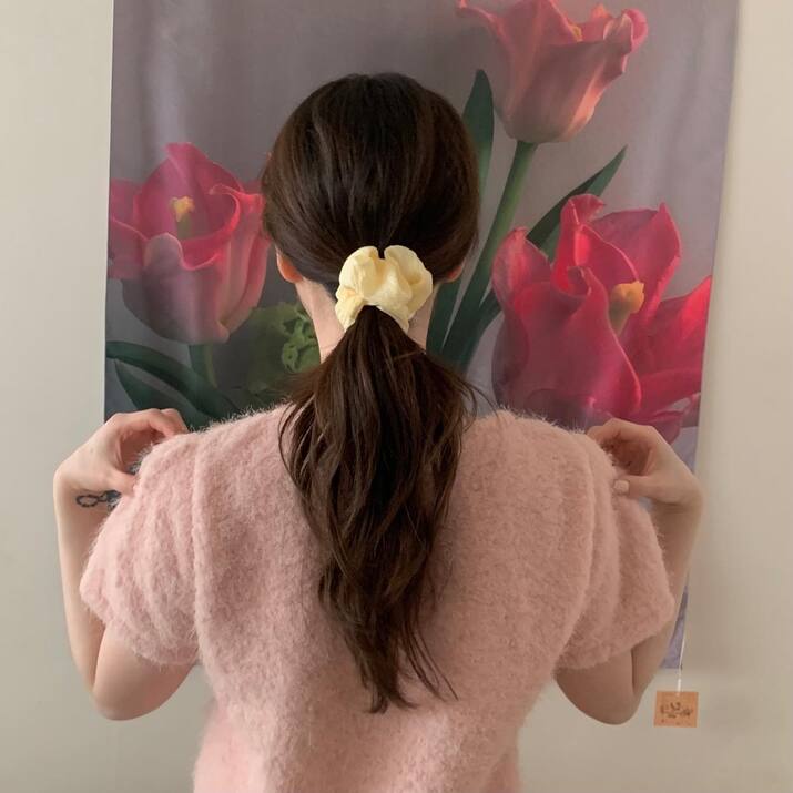 Cột tóc Linen Hairband Hàn Quốc
