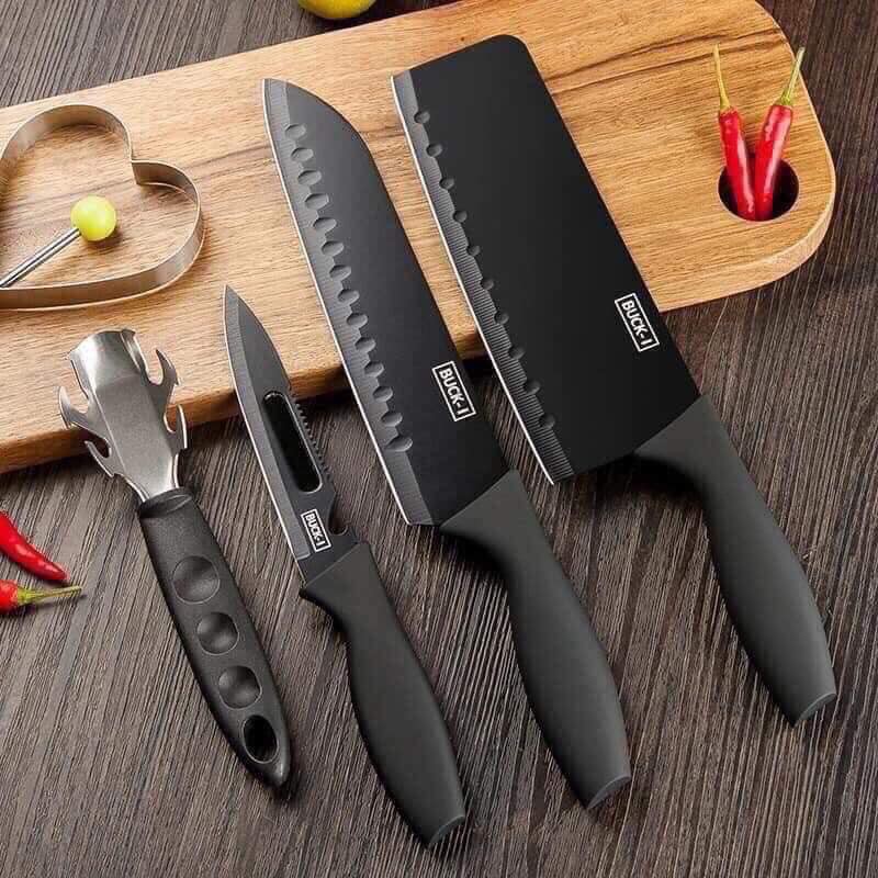 Bộ dao buck black 5 món