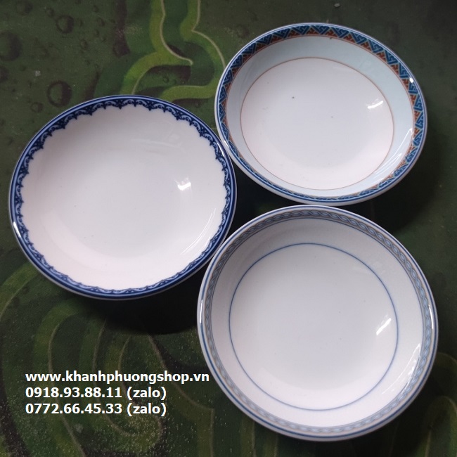 Chén đựng nước chấm sứ Minh Long - chén đựng nước chấm sứ