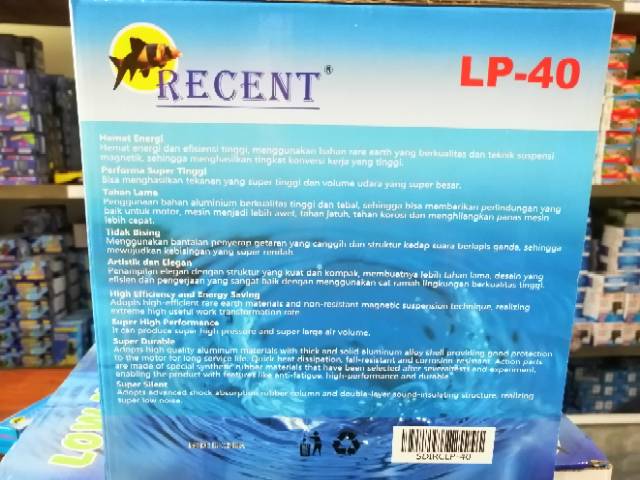 Mesin Aerator Airpump Aerator udara RECENT LP 40