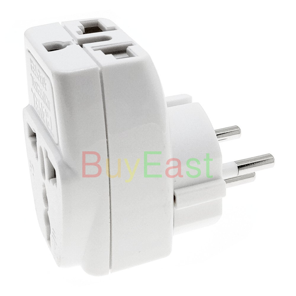 【Unique features】3 IN 1 - Israeli Electrical Plug Adapter Outlet Socket ...