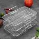 Air Fryer Rack Air Fryer Oven Grill Steamer Stainless Steel 3 Layers Mesh Grill Basket Stackable Multifunctional Kitchen Gadgets. 