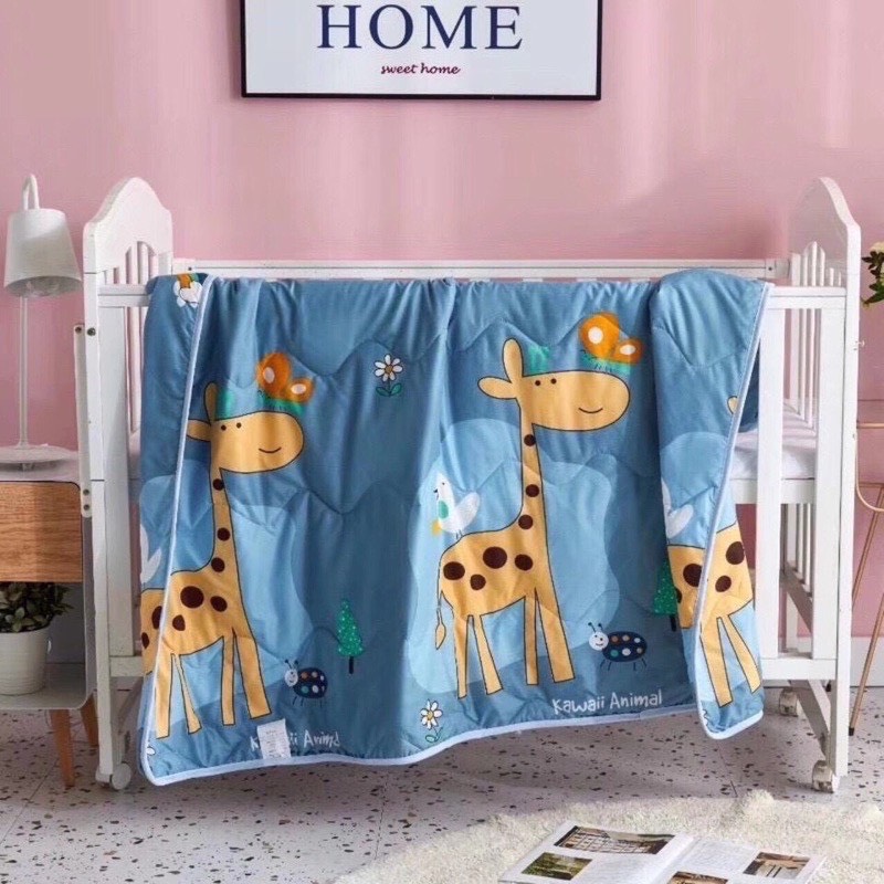 Chăn Hè Cotton Đũi cực mềm, siêu mát cho bé