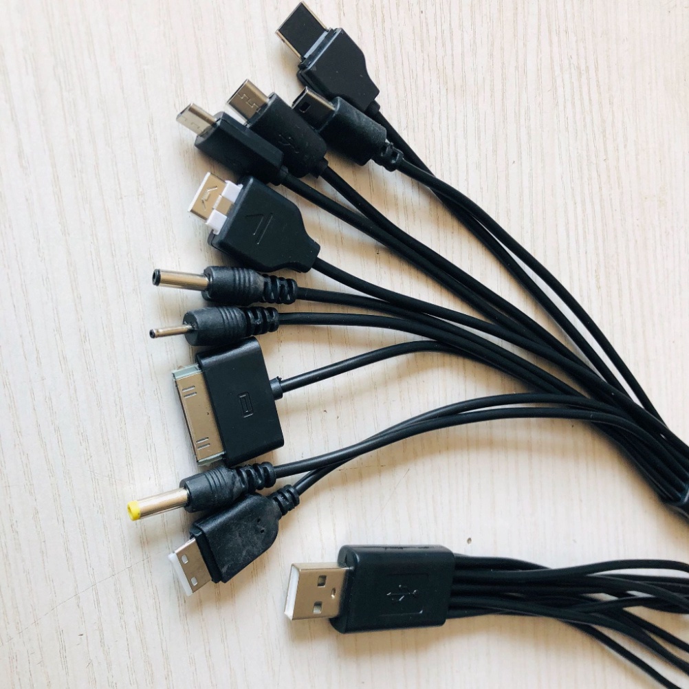 Cáp sạc điện thoại đa năng 10in1
