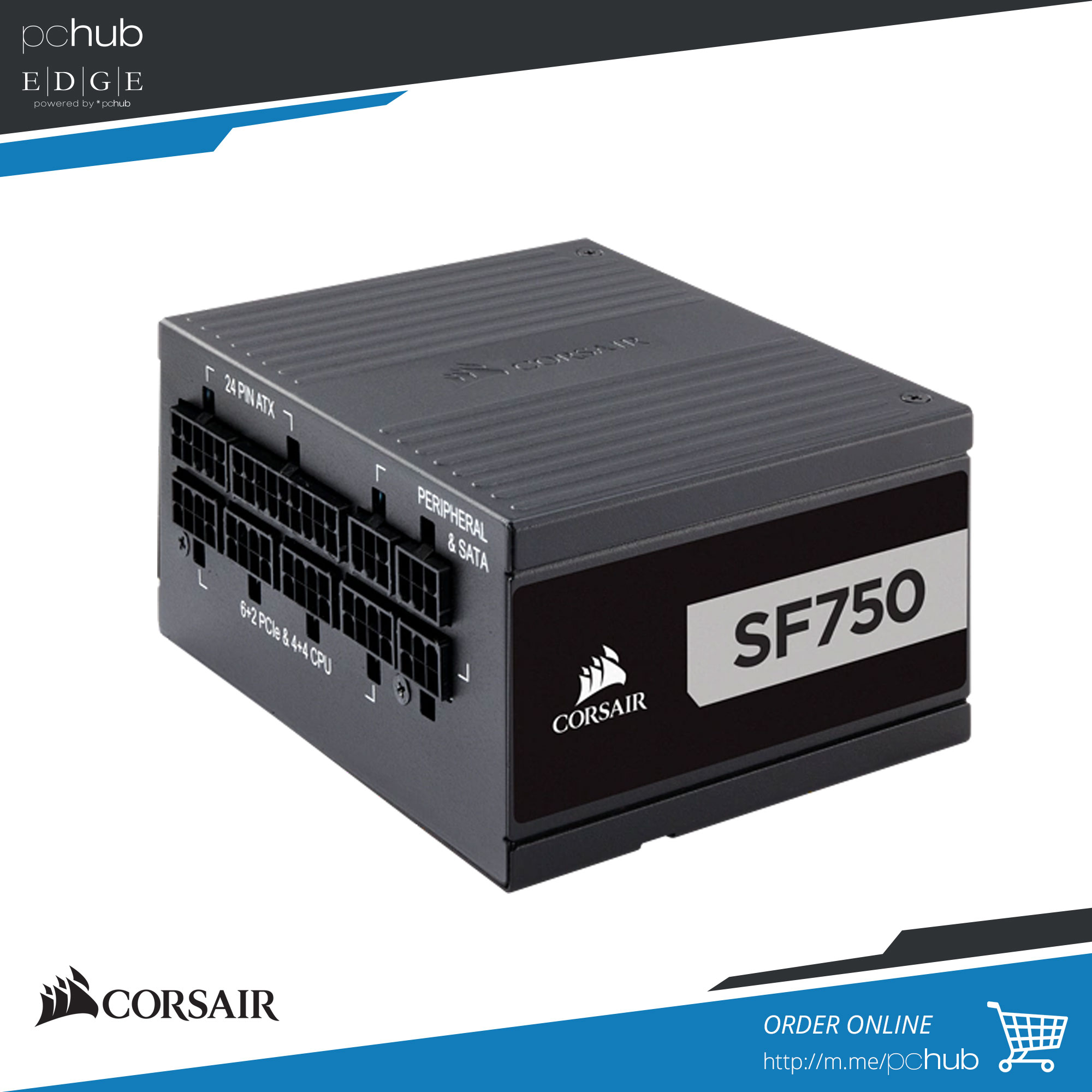 Corsair 750watts PSU, SF, SF750, SFX, 80 platinum, modular | Lazada PH