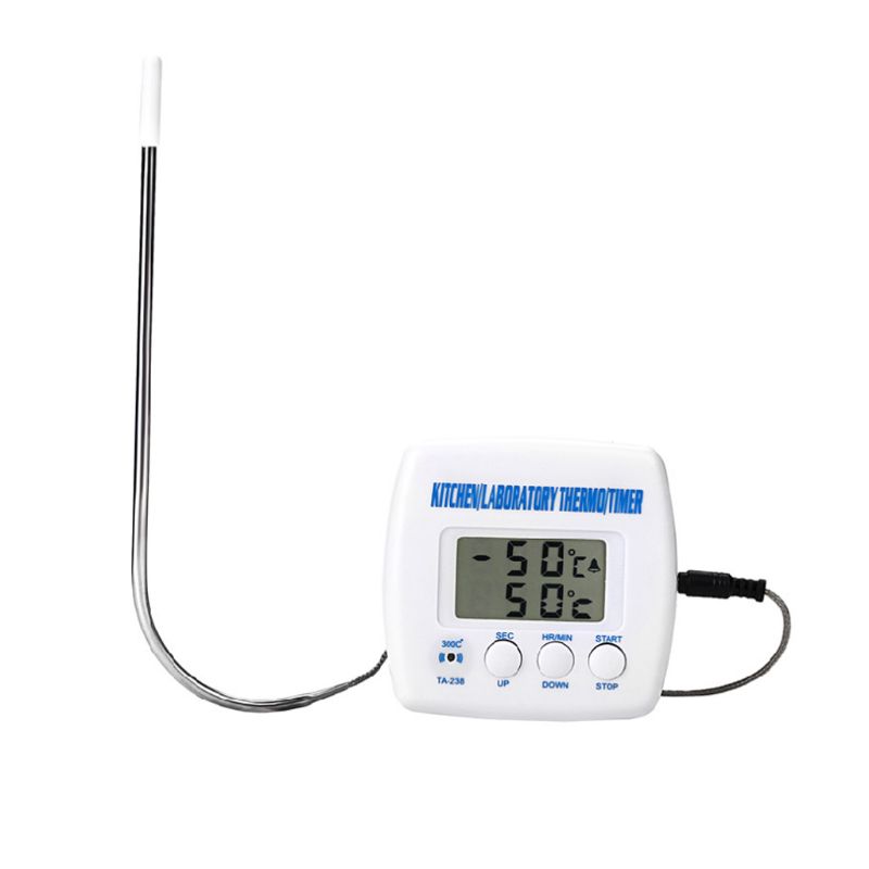 【High-quality】Digital Food Temperature Meter Timer Lcd Display Long ...