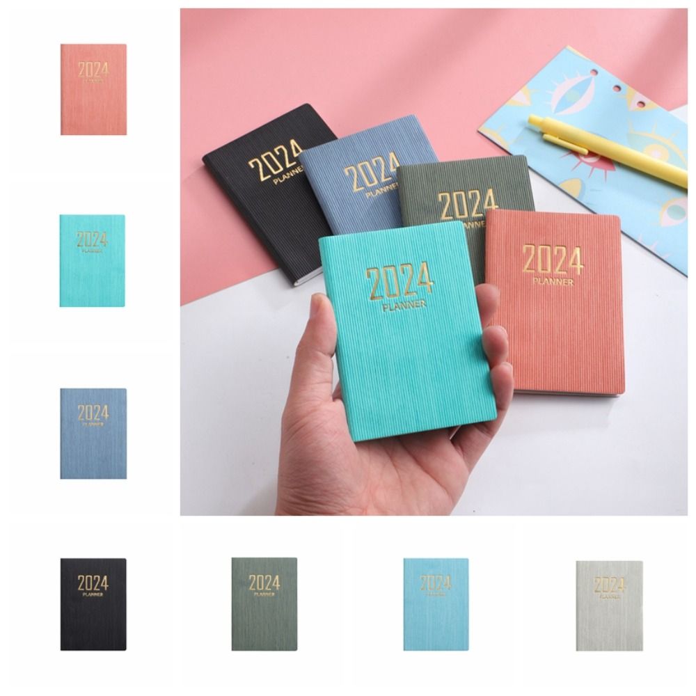 MMLUCK Memo Diary Planner A7 Agenda Planner Diary Notepad Agenda Organizer A7 Schedule Planner 60 Sheets Work Plan Business Notebook