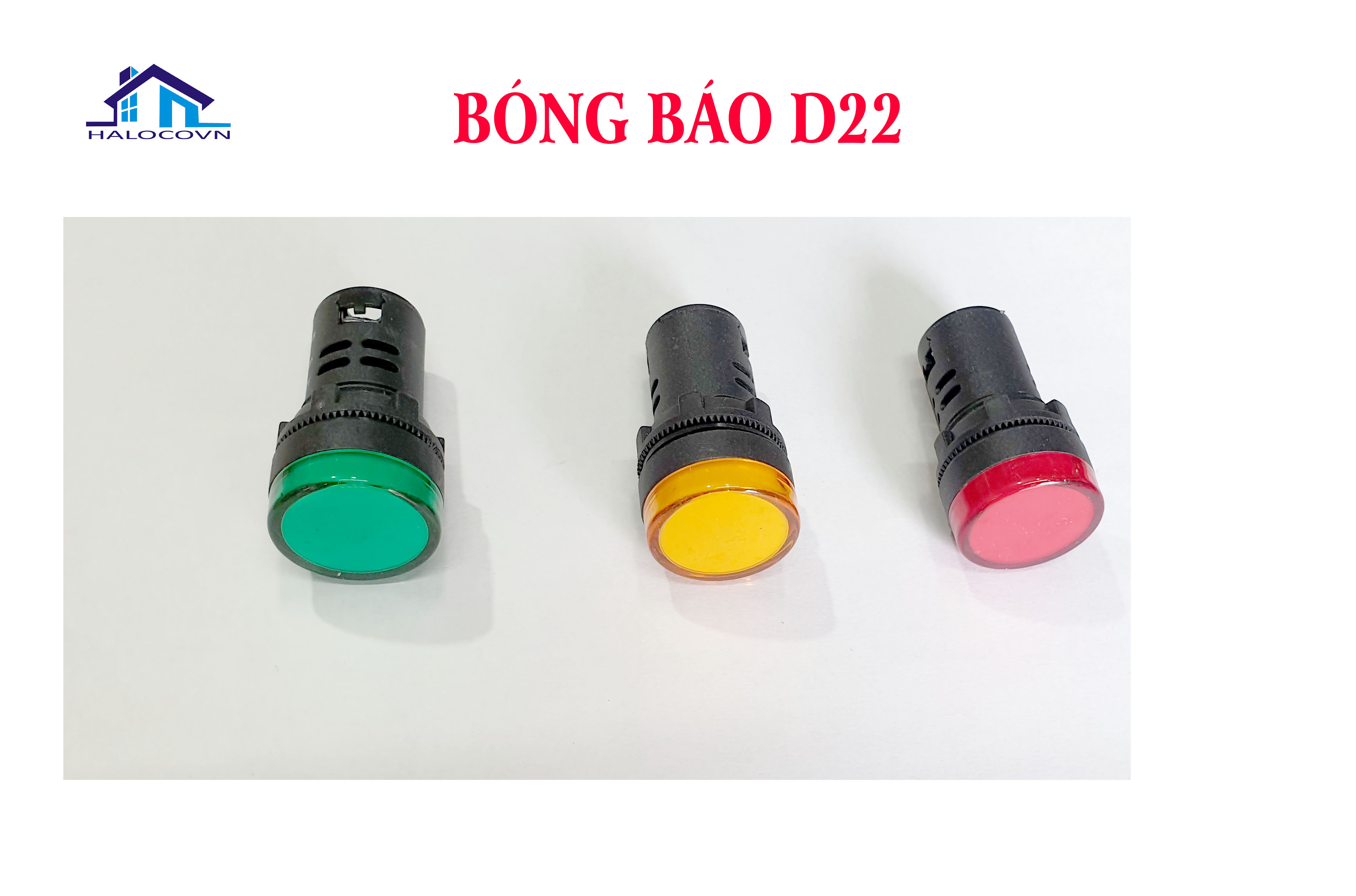 Đèn báo pha phi 22, 220v loại tốt