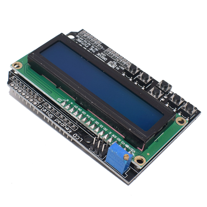 Keyboard shield lcd1602 lcd1602 module lcd display arduino atmega328 atmega2560 raspberry pi uno blue screen
