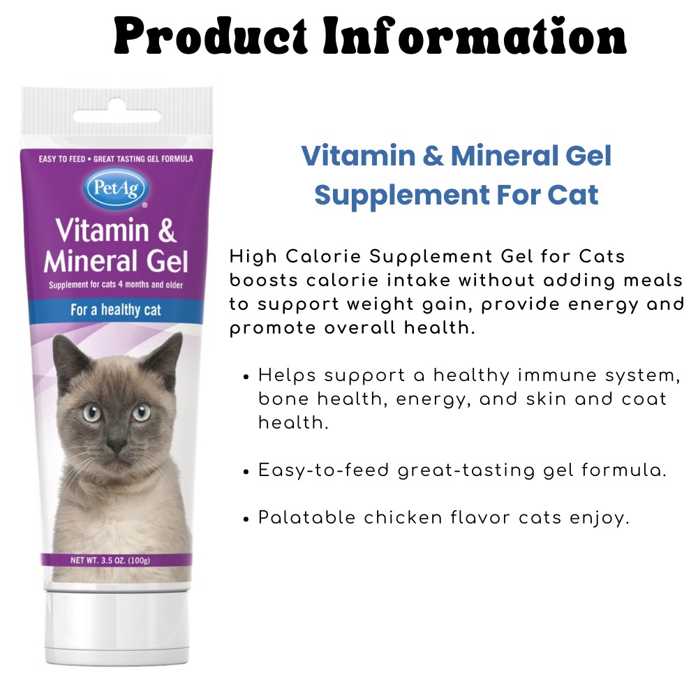 PetAg Supplément Calorique pour Chats 3.5 oz