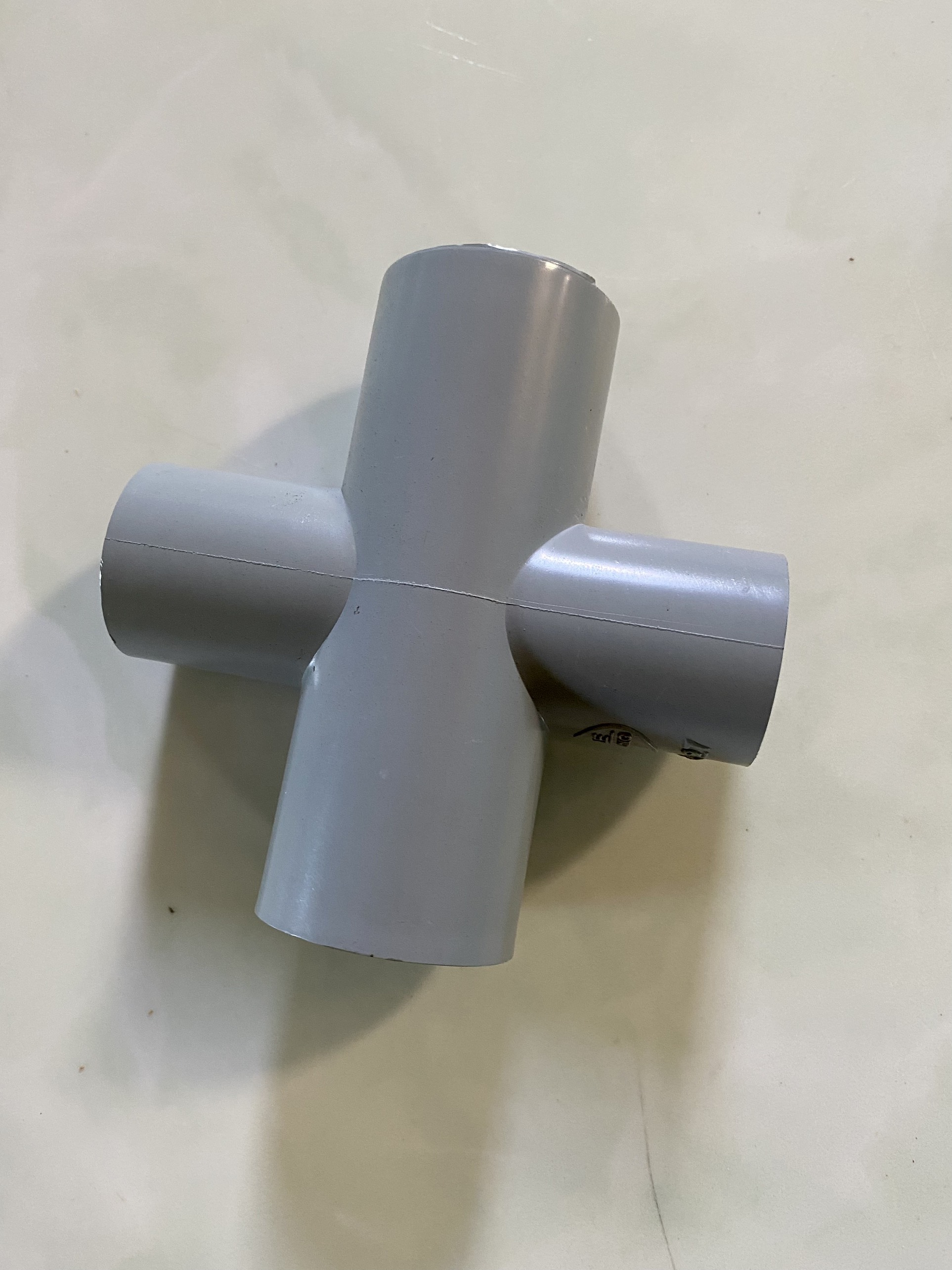 Chữ thập, dấu cộng nhựa pvc 34 giảm 27, chữ thập giảm 34/27