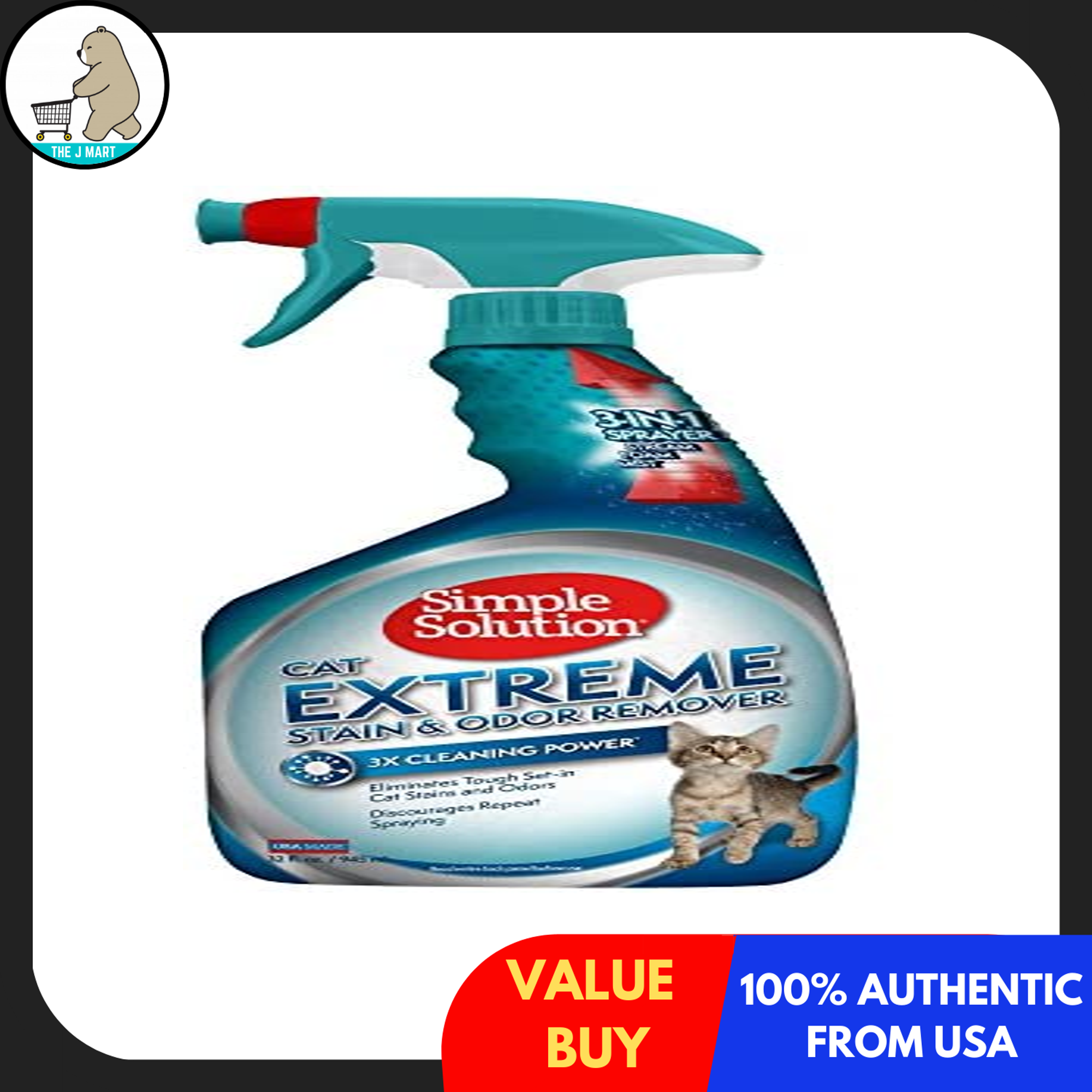 simple solution extreme stain & odor remover
