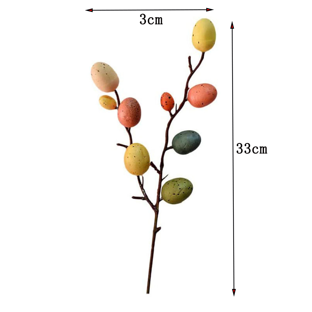 Easter Egg Tree Decoration Party Supplies Creative Branch with Painting Eggs Beautiful Easter Egg Decoration Easter Supplies