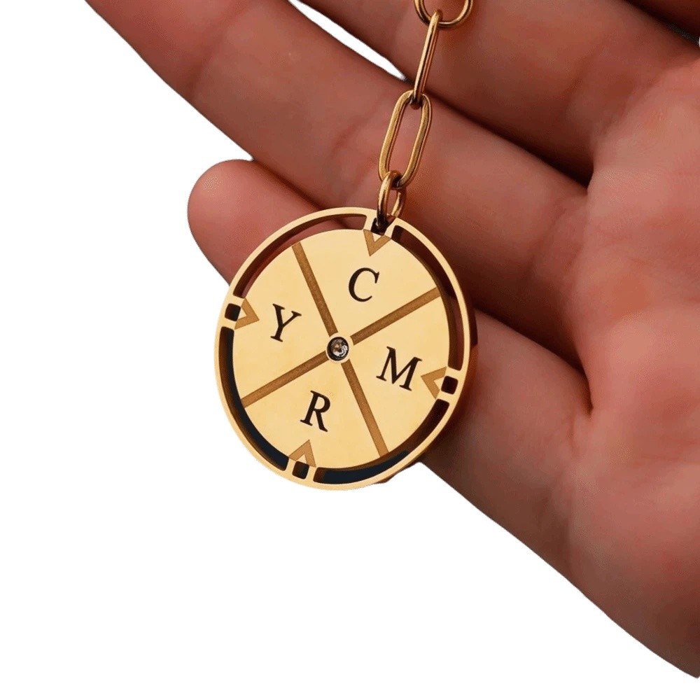 Ornaments%20Chinese%20Style%20Necklace%20Neck%20Jewelry%20Vintage%20Compass%20Pendant%20Necklace%20Collarbone%20Chain%20Wedding%20-%20Image%204