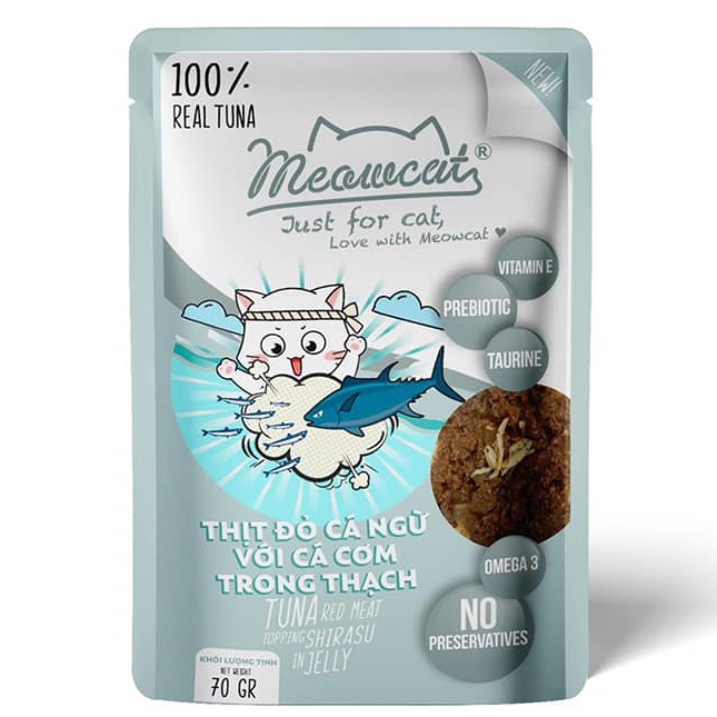 Pate mèo Meowcat 70g