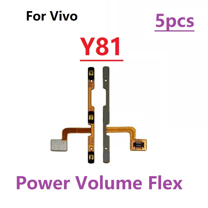 M On Off Volume Key Button up Down Power Switch Flex Strip for vivo y81  Pack of 1 by RVA Store