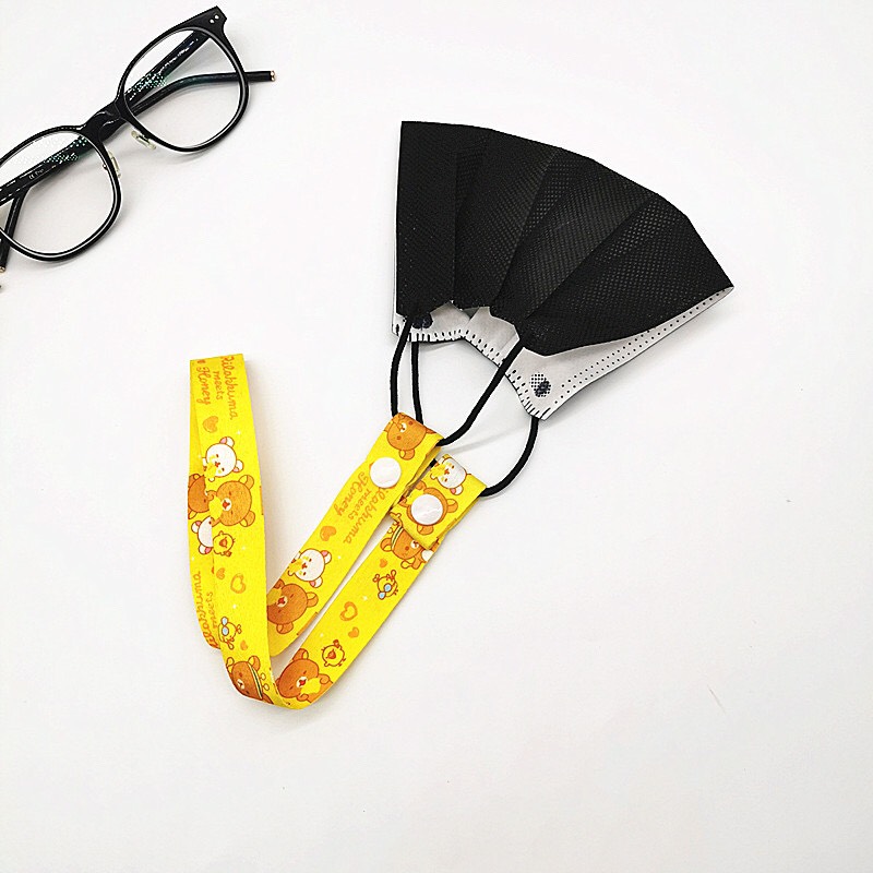 Dây đeo giữ khẩu trang cho trẻ em và người lớn chống thất lạc rơi bẩn nhiều mẫu hoạt hình cute