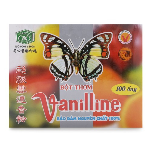 Bột Vani con bướm gói 2.5g/hộp 25g (10 gói)