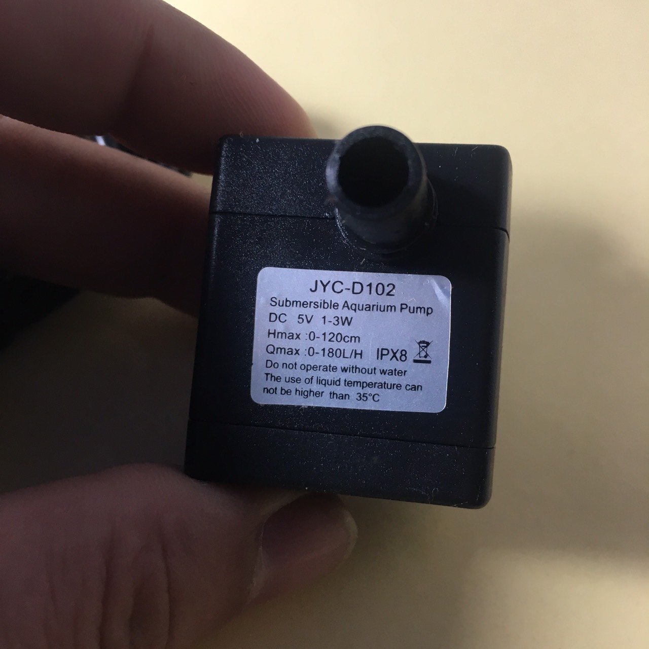 Bơm chìm mini không chổi than 5V bể cá 1-3W