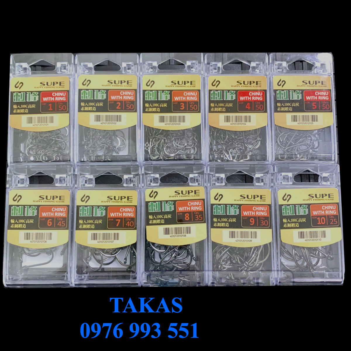 [HCM]Lưỡi câu Nhật Chinu Supe
