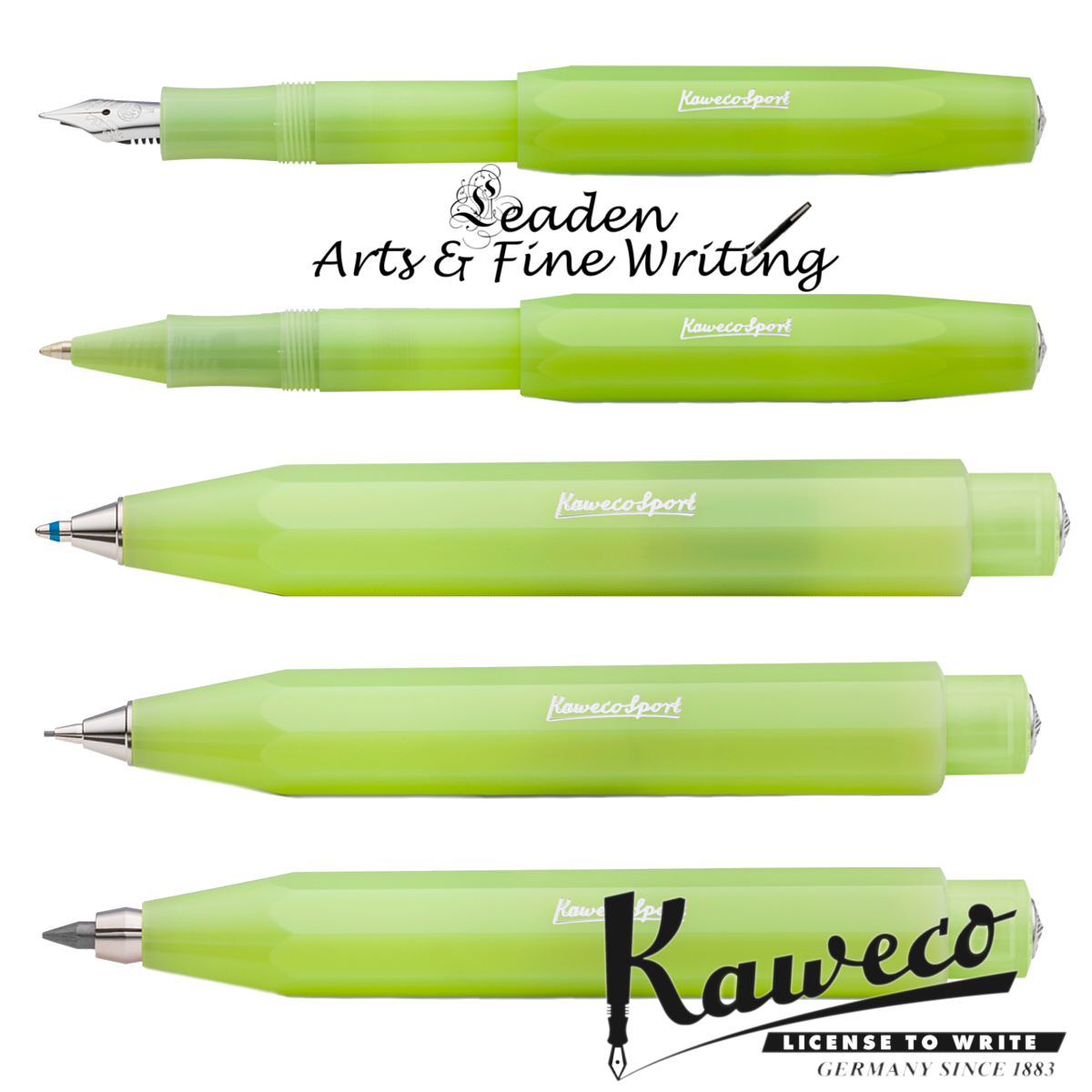 Kaweco Frosted Sport Lime Fountain