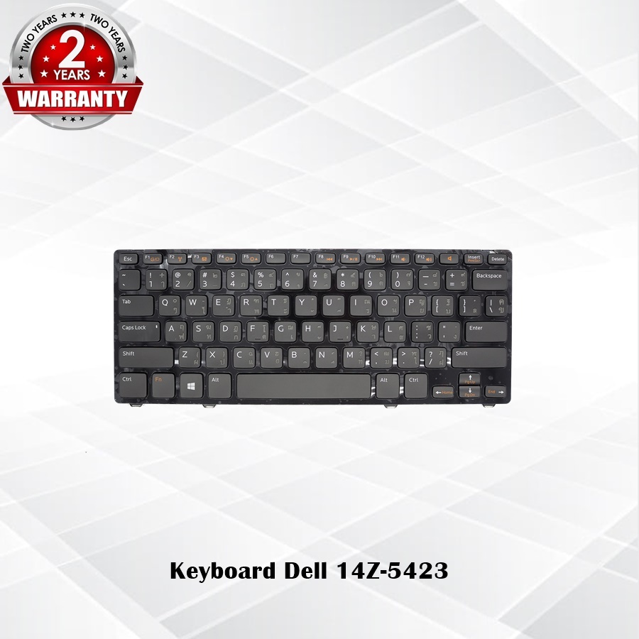 Keyboard Dell 14z 5423 คีย์บอร์ด เดลล์ รุ่น 14z 5423 13z 5323 Th Eng ประกัน 2 ปี V 0317