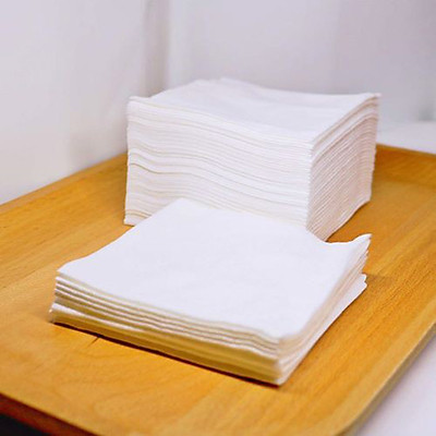 Khăn lau mặt vuông trắng LOẠI 1 khăn lau đa năng nhà hàng khăn khách sạn Spa khăn lau đa năng