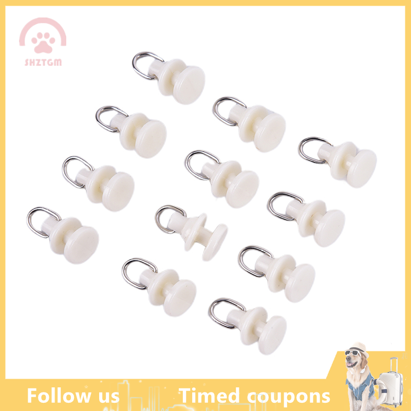 【SHZTGM】 20 cái con lăn ray rèm Con lăn móc Rèm phụ kiện đường ray rèm