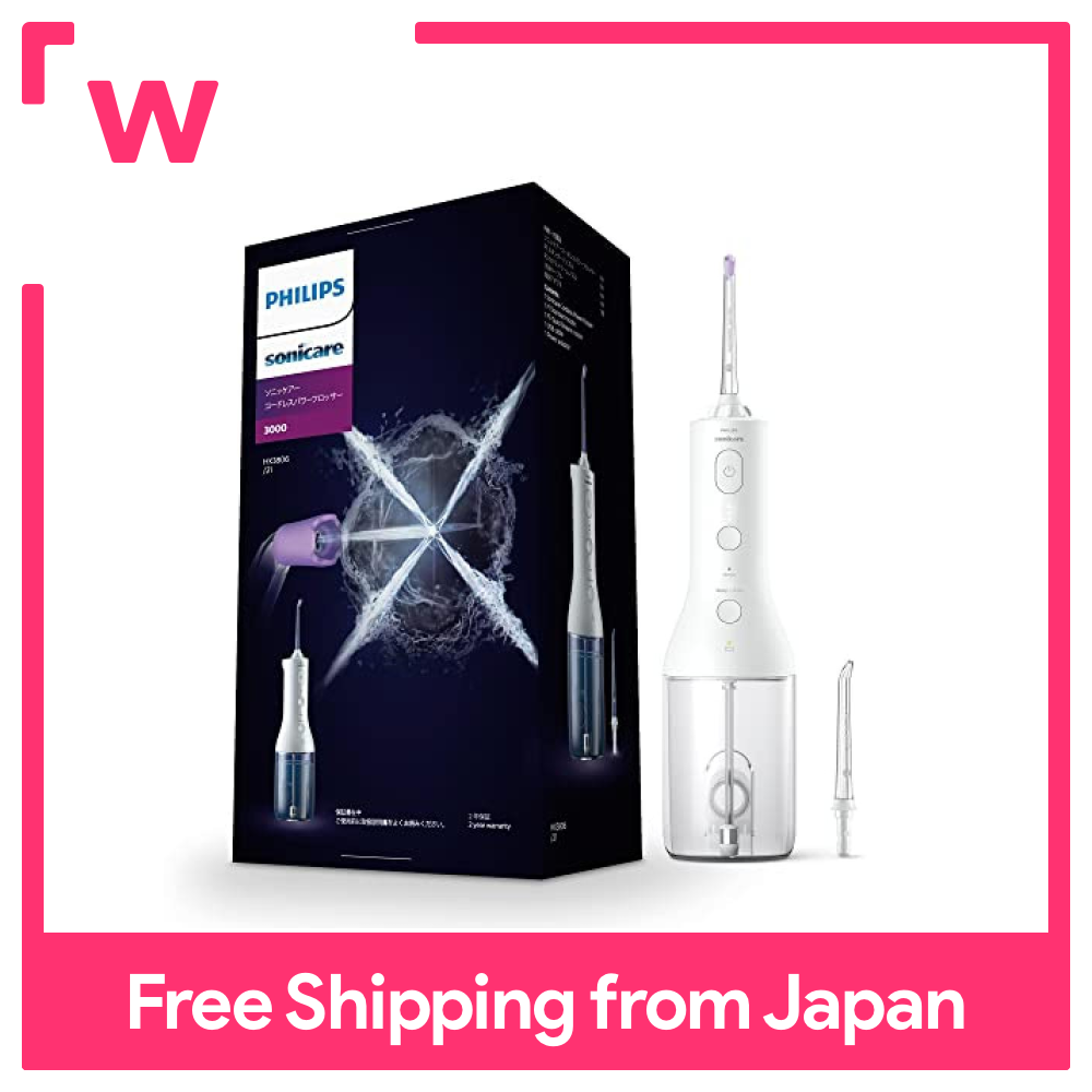 Philips Oral Care Sonicare Cordless Power Flosser 3000 XShaped Water