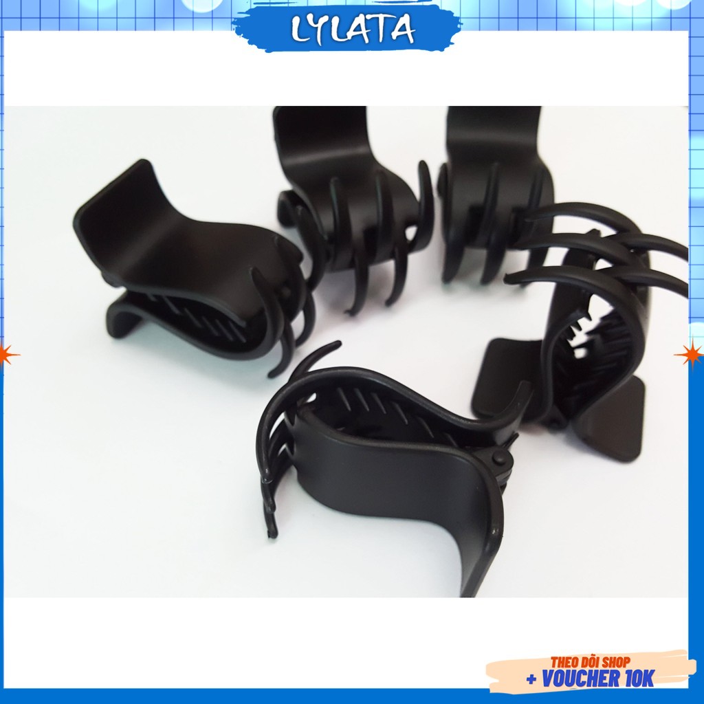 Kẹp tóc càng cua , cặp tóc càng cua đen nâu KT01
