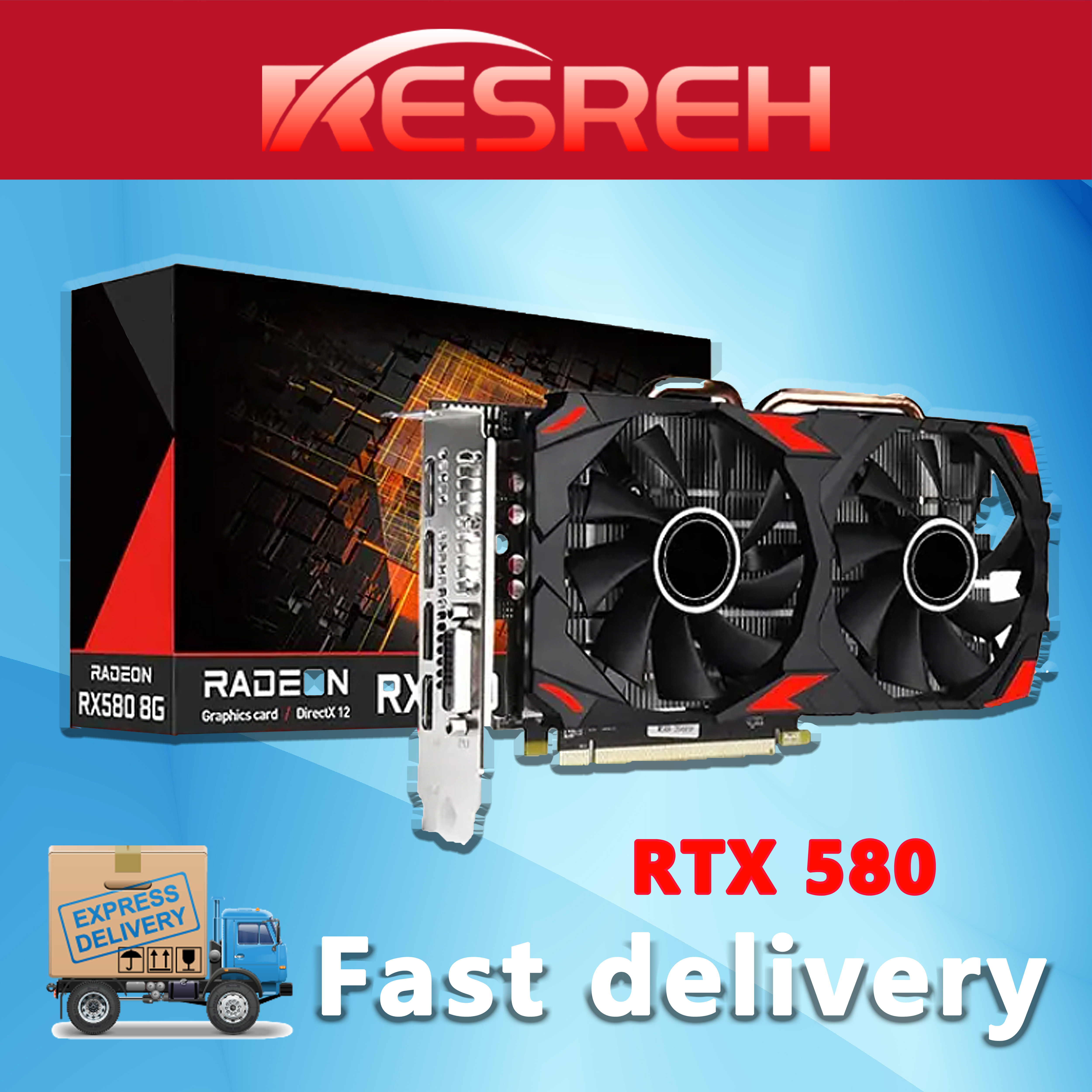 Radeon rx 580 hot sale 8gb graphics card