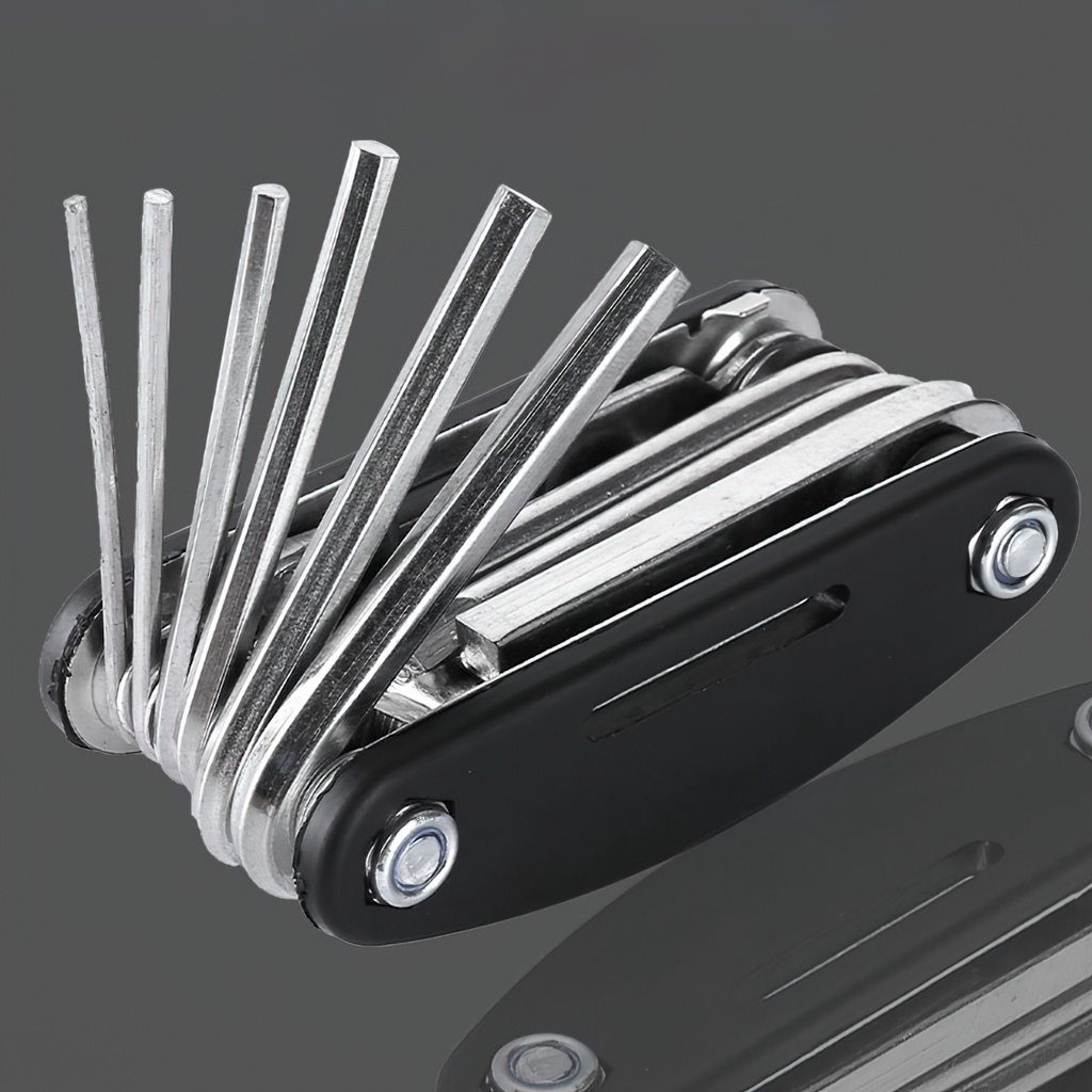 Bộ Lục Giác Sửa Chữa Cầm Tay Đa Năng Tua Vít 16-in-1, Dùng Lắp Giáp, Sửa Chữa Xe Đạp - Lumbley