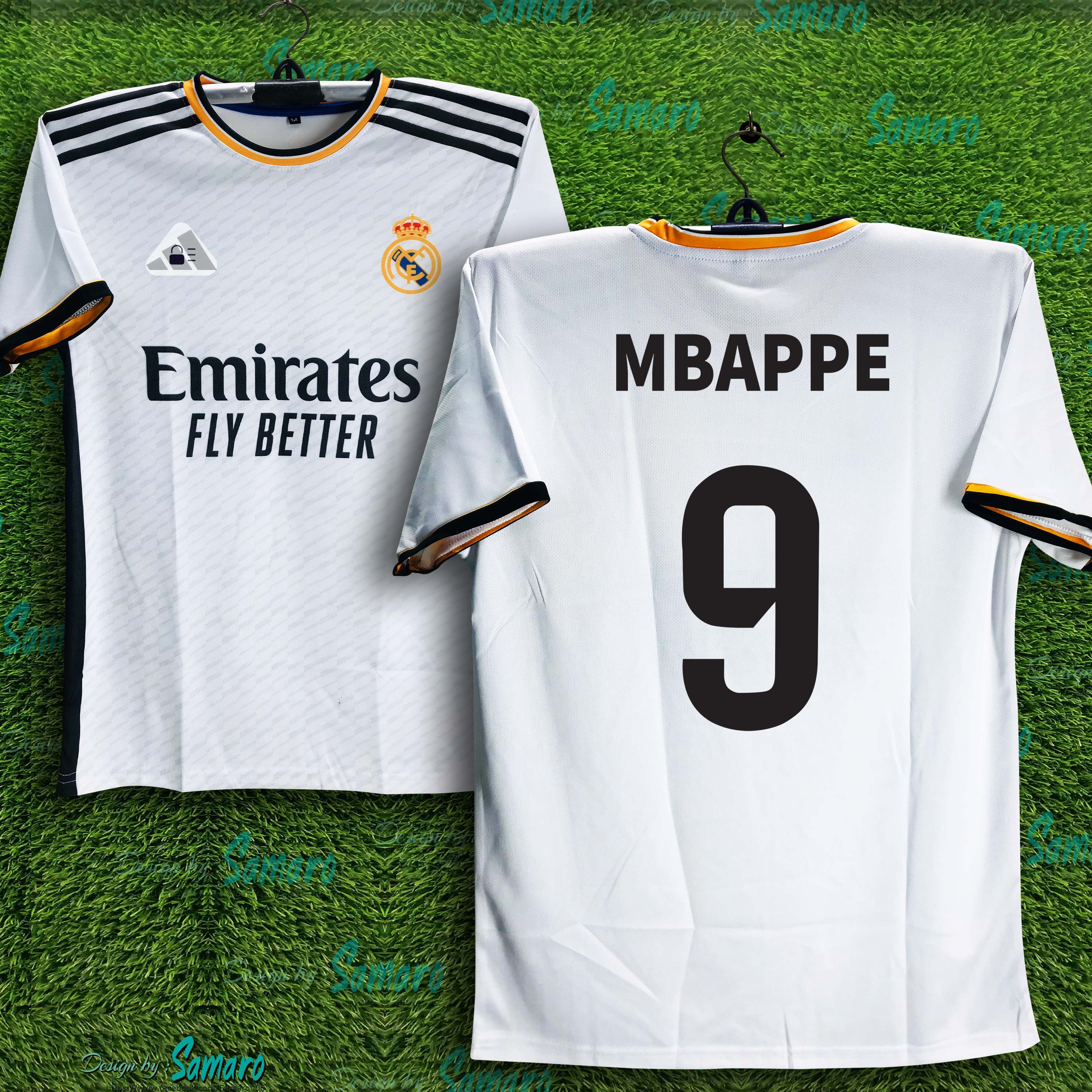 Mbappe Jersey Kids Mbappe 9# Soccer Jersey 2024/25 Real Madrid