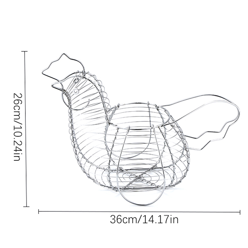 Homewares%20Chicken%20Hen%20Shaped%20Egg%20Collection%20Storage%20Wire%20Basket%20Farmhouse%20Style%20Organization%20-%20Image%207