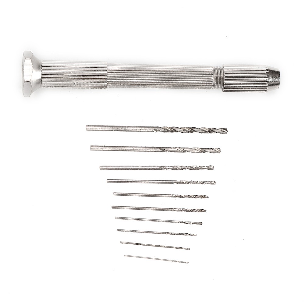 HOMETOOL Mini Hand Drill with Keyless Chuck for Model Building and Craftsmanship