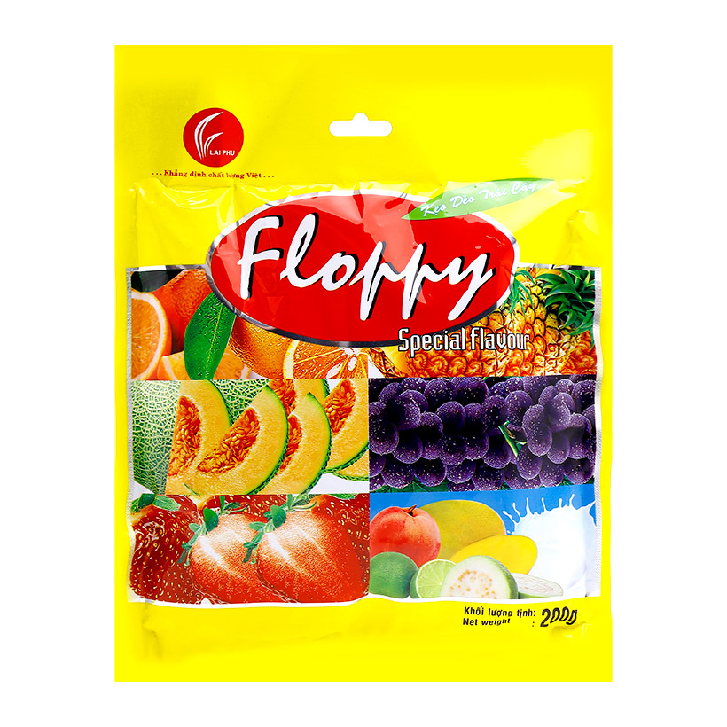 Kẹo Dẻo Floppy Vị Trái Cây 200G