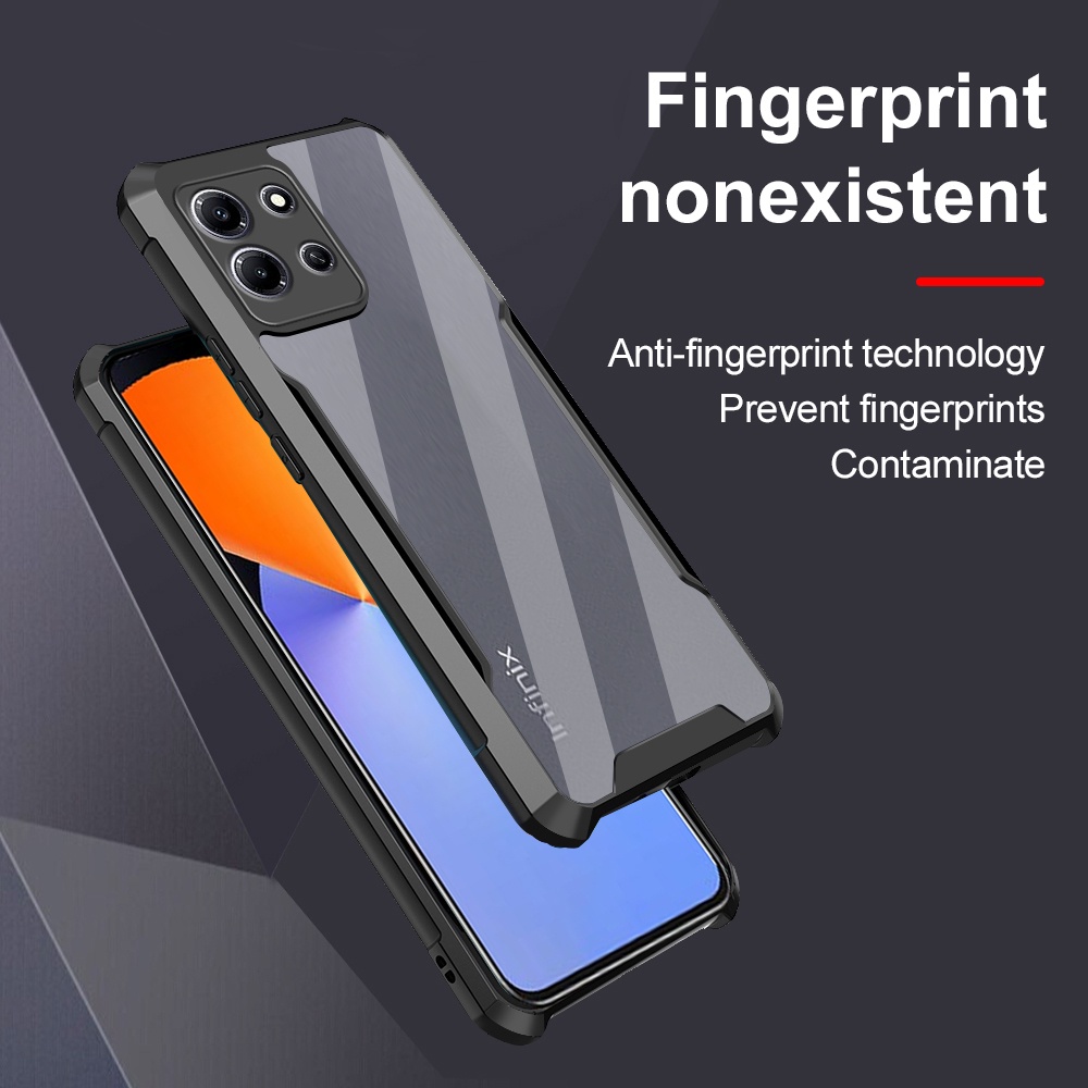 Infinix Note 30VIP Case Acrylic Clear Phone Case For Infinix Note 30 VIP Pro 30Pro Note30 Note30Pro 4G 5G 2023 Shockproof Cases Lens Protection Casing Back Cover