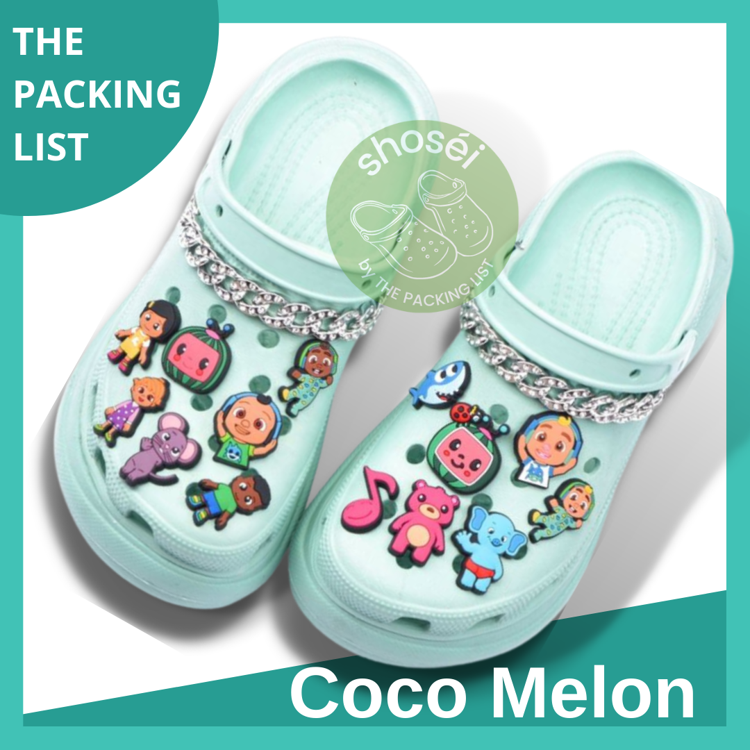 cocomelon, Accessories, Coco Melon Jj Shoe Kids Charms For Crocs 3 Pieces  Jj Rainbow Fun Great Quality