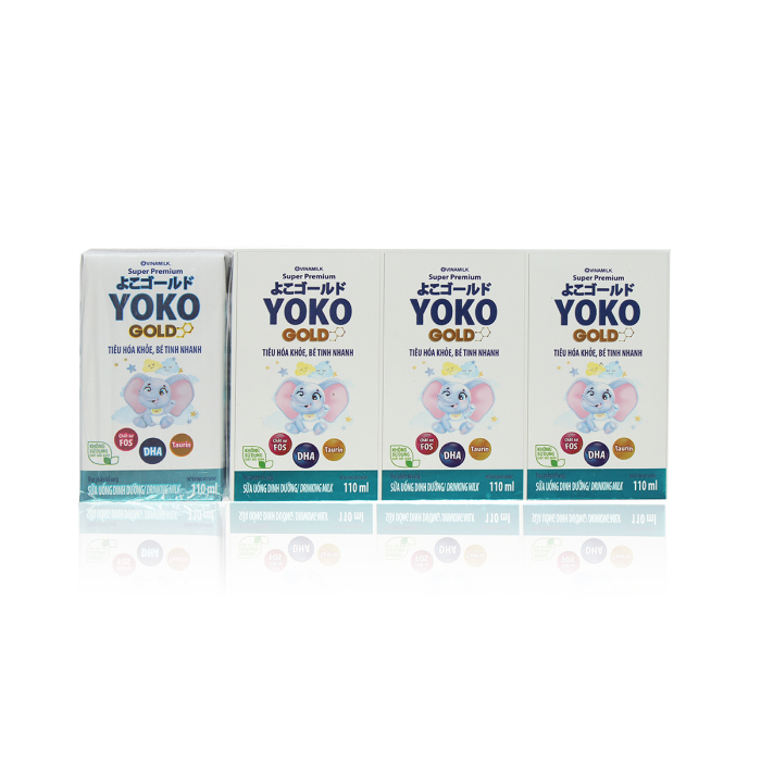 LỐC 4 HỘP SỮA BỘT PHA SẴN YOKO 110ML