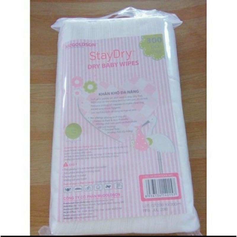 Khăn vải khô đa năng đẹp hàng 300 gr chinh hang