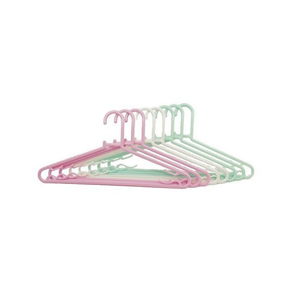 Set 8 móc phơi quần áo cao cấp (xanh, hồng) - Hàng Nhật
