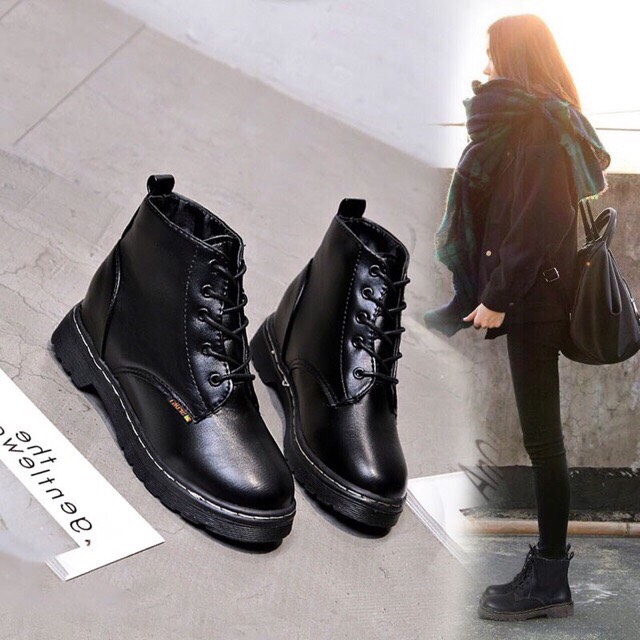Boot cổ cao A86 da thật (Xả hàng, hàng có lỗi nhẹ)